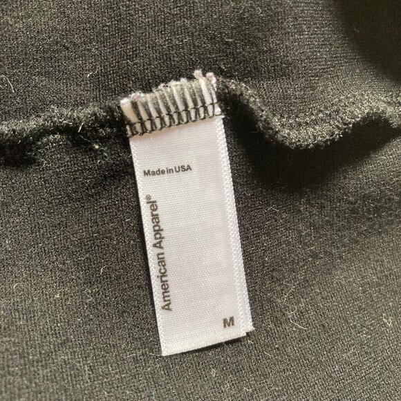 American Apparel Stretchy Cotton Pencil Skirt - Size M - Black - Picture 3 of 3